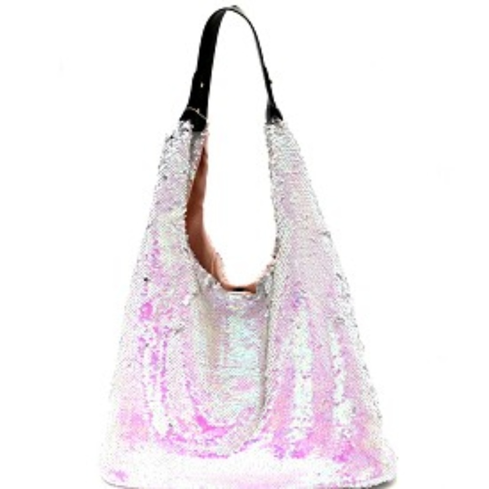 All-Over Bling Sequin Handbag!